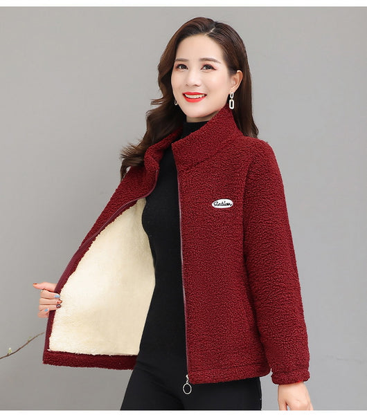 Abrigo Térmico para Mujer Adulta - Chaqueta Acolchada de Algodón con Forro Polar - Image 20
