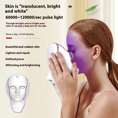 Mascarilla LED de 7 Colores para Tratamiento Facial en Casa - Image 2