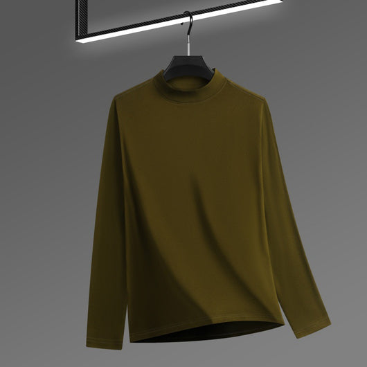Playera Cuello Alto Terciopelo Liso para Hombre - Image 9