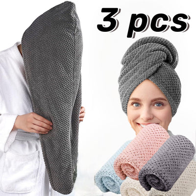 Toalla Secadora de Cabello Coral Piña - Absorbente Rápida - Image 3