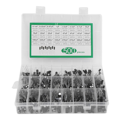 Kit de Muestra de 500 Capacitores Electrolíticos en Línea - 24 Especificaciones - Image 7