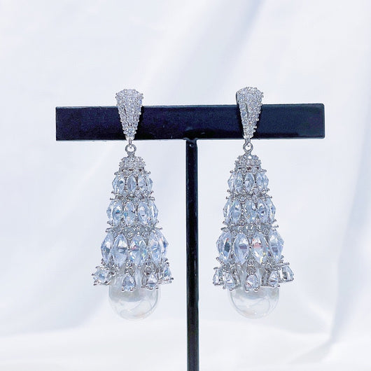 Aretes de Circonita Micro Engarzada Estilo Europeo y Americano para Mujer - Image 10