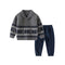 Conjunto Elegante Otoño-Invierno para Bebés Caballeros