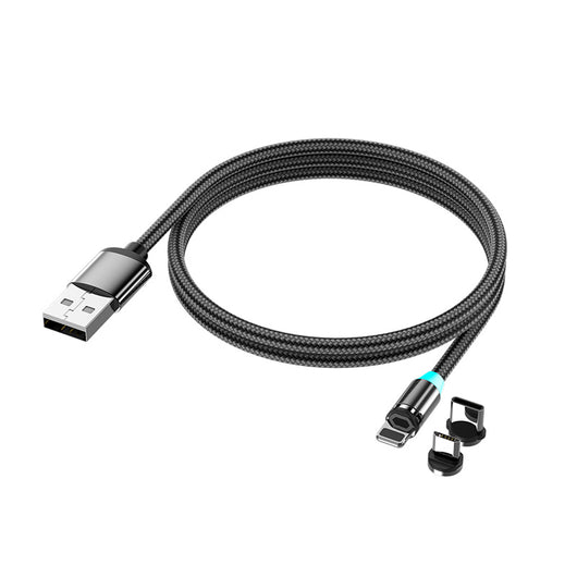 Cable Magnético 3 en 1 USB-C, Micro USB y Lightning - Image 6