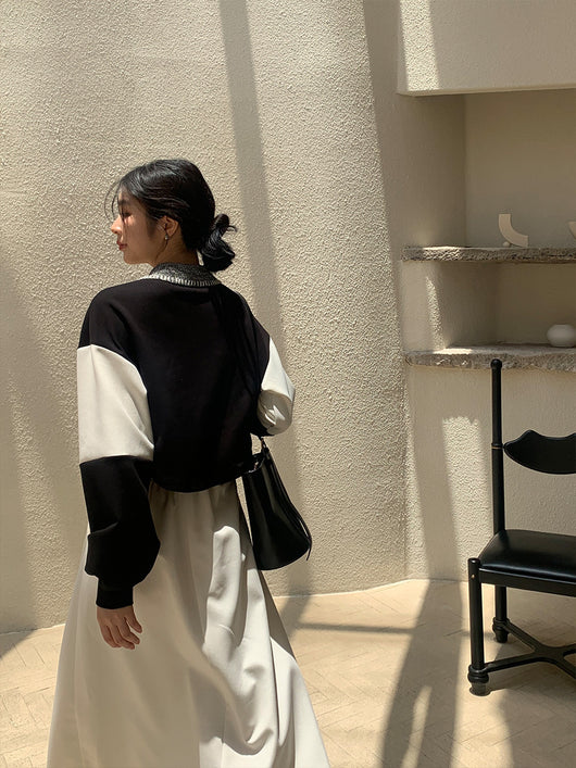 Suéter Suelto Coreano de Algodón con Cuello Tejido - Casual y Versátil para Mujer - Image 14