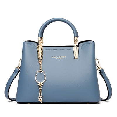 Bolsa Mensajera de Hombro con Textura para Mujer
