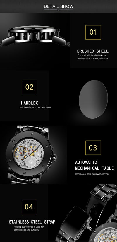 Reloj Mecánico Automático Retro para Hombre - Image 14