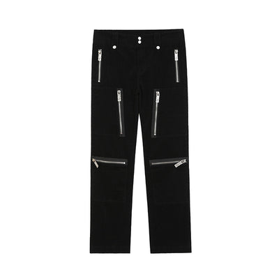 Pantalones Corduroy Sueltos con Cierre Frontal - Estilo Urbano - Image 6