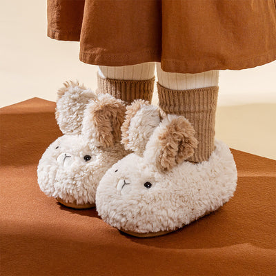 Pantuflas Infantiles Happy Mary - Conejo Peluche con Talón Reforzado - Image 12