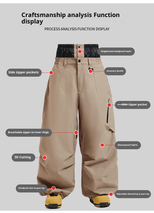 Pantalones Impermeables para Snowboard y Esquí para Mujer - Image 24