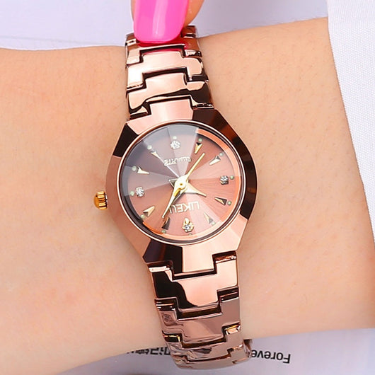 Reloj de Cuarzo Impermeable para Mujer de Temperamento Simple - Image 8