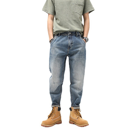 Jeans Retro Holgados de Corte Recto para Hombre - Image 4