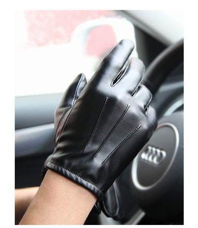 Guantes de Cuero PU para Hombre WARMEN - Image 7