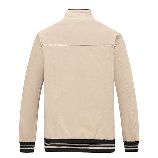 Chaqueta Casual de Algodón con Cuello Mao para Hombre - Image 11