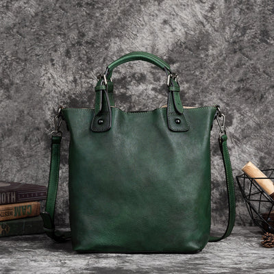 Bolso de Cuero Genuino Retro para Mujer - Estilo Vintage - Image 3