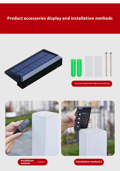 Lámpara Solar de Pared para Jardín - Image 22