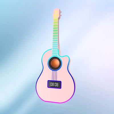 Parlante Bluetooth con Reloj Despertador y Luces Ambientales - Image 5