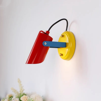 Lámpara de Pared Bauhaus con Acento Oriental Retro