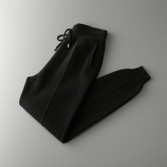 Pantalones de Cachemira Acolchados para Hombre - Comodidad Atlética Casual