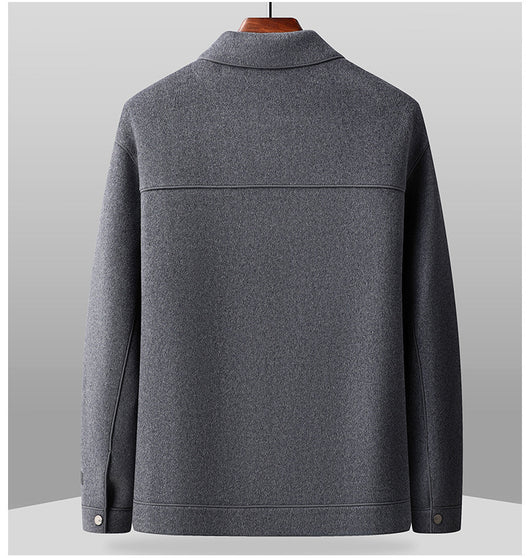 Saco de Lana Doble Faz con Solapa para Hombre - Image 10