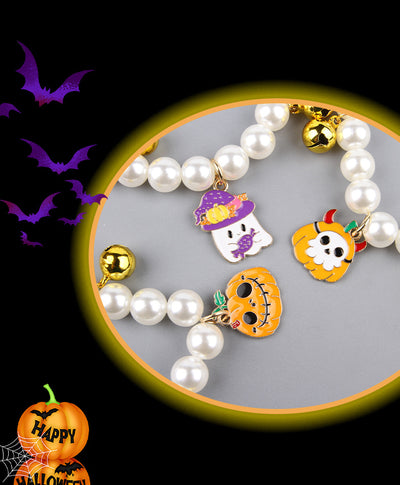 Collares de Perlas para Mascotas con Campana - Adorno Halloween para Gatos y Perros - Image 9