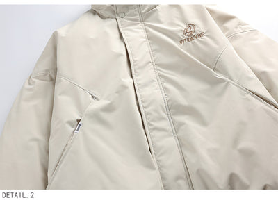 Chaqueta de Plumón de Pato Blanco para Hombre - Corte Holgado - Image 18