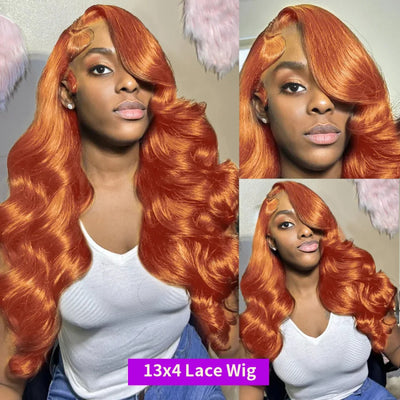 Diadema de Cabello Rizado Ondulado Naranja - Extensión Capilar Voluminosa Tipo Real - Image 13