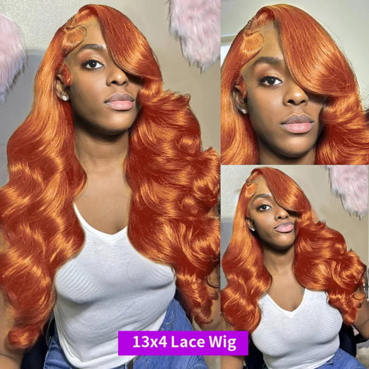 Diadema de Cabello Rizado Ondulado Naranja - Extensión Capilar Voluminosa Tipo Real - Image 13