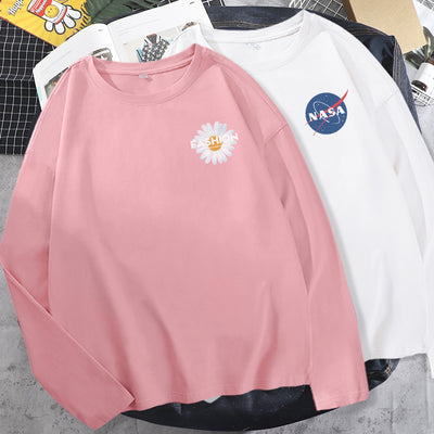 Camiseta de Algodón de Manga Larga para Mujer - Image 13