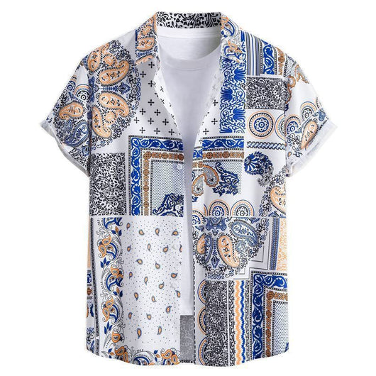 Camisa Hawaiana Versátil de Manga Corta para Hombre - Image 16