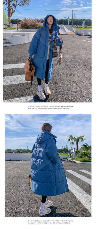 Chaqueta Puffer Acolchada de Plumón Suelta para Mujer - Image 17