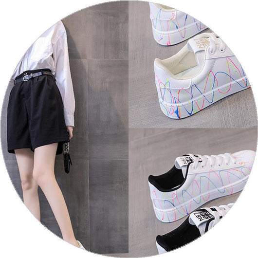 Zapatillas Blancas Luminosas con Diseño Estelar para Mujer - Image 7