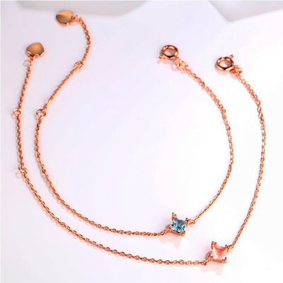 Pulsera de Cristal Cuarzo Rosa Oro Rosado - Image 11