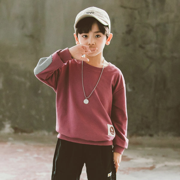 Sudadera Infantil Estilo Occidental Coreano para Primavera y Otoño