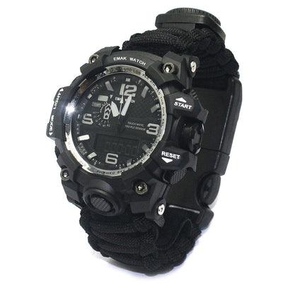 Reloj de Supervivencia Táctico Impermeable con Cordón Paracaídas - Image 5
