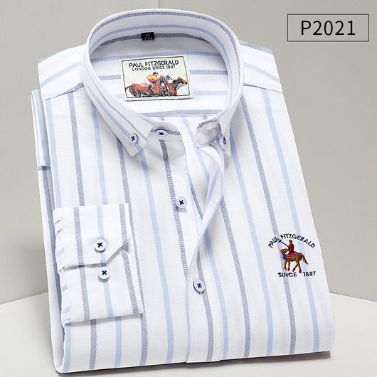 Camisa Oxford de Algodón Puro para Hombre - Estilo Ejecutivo Casual - Image 4