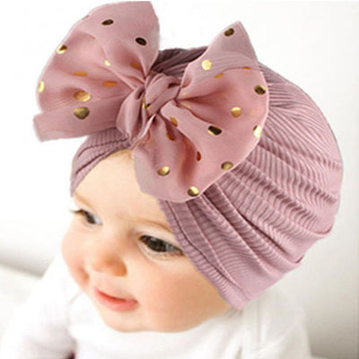 Gorro Infantil con Moño - Diseño Acogedor Baotou