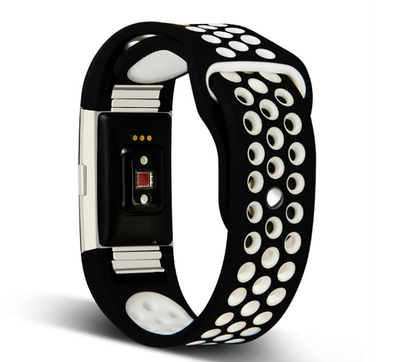 Correa de Silicona Fitbit Charge 2 Agujeros Redondos Monocromática - Image 6
