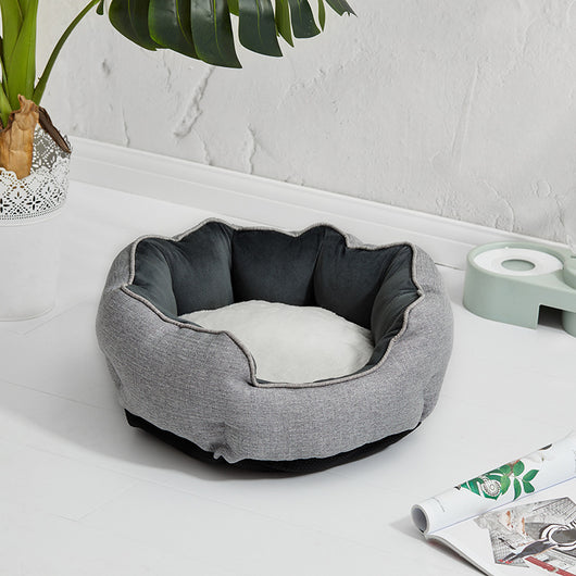 Cama Térmica Octagonal para Mascotas con Lana y Colchoneta Removible - Image 7