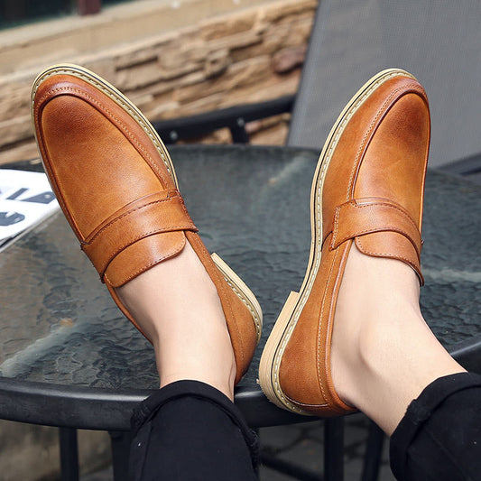 Zapatos de Cuero Formal Slip-On para Hombre - Calzado Ejecutivo Premium