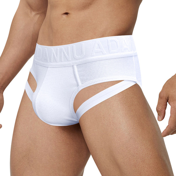 Calzoncillos Hombre Talle Bajo Doble Ajuste Algodón Transpirable
