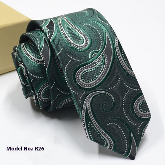 Corbata Jacquard Exquisita para Novio y Eventos Formales - Image 37