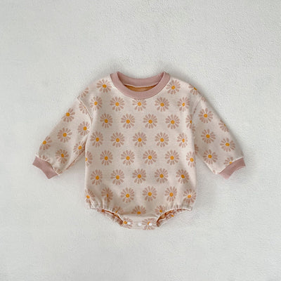 Mono Largo Estampado Floral con Mangas Largas - Image 7