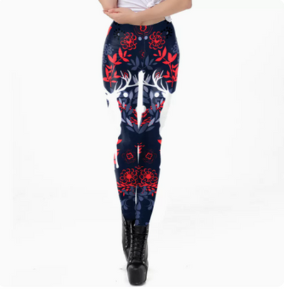 Leggins Deportivos Estampados Digitales para Mujer - Diseño Europeo y Americano - Image 3