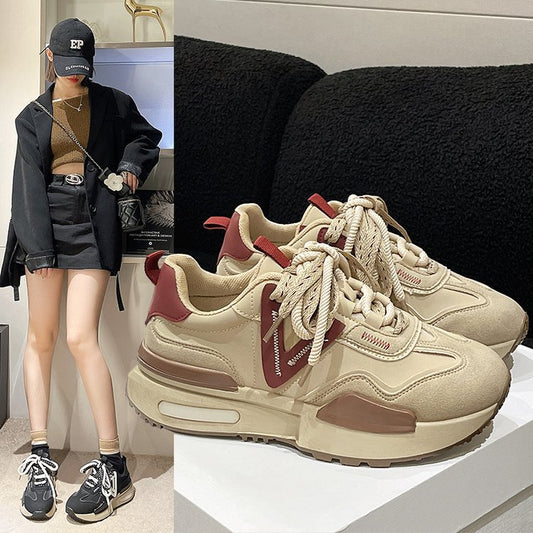 Zapatillas Deportivas Plataforma Retro - Estilo Urbano Tendencia