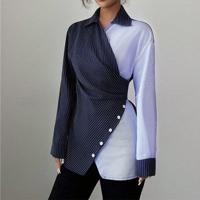 Traje Ejecutivo con Contraste: Camisa Manga Larga y Pantalón Recto - Image 4