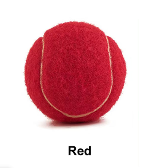 Pink rubber pet tennis ball, bite-resistant, for dogs to play fetch and chew. - Image 13