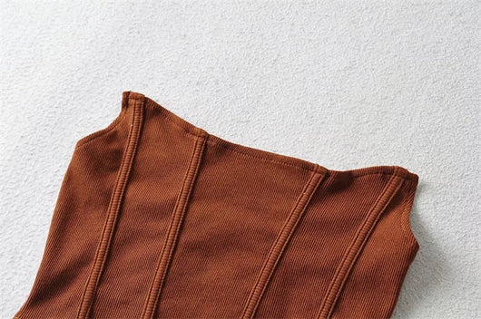 Top Tubo con Diseño de Cinta en la Cintura - Image 19