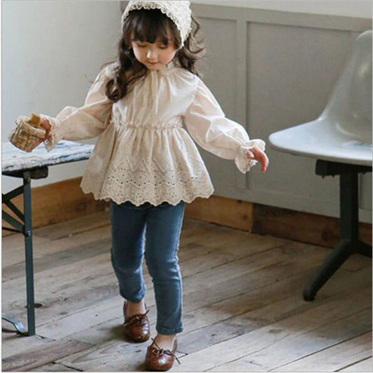 Falda Pantalón Denim con Moño para Niña - Estilo Dulce y Cómodo