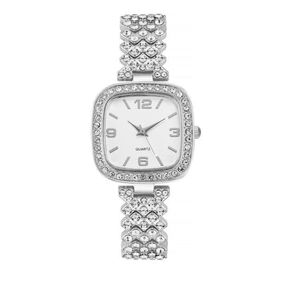 Reloj de Pulsera Cuadrado Diamante para Mujer - Lujo y Elegancia - Image 3